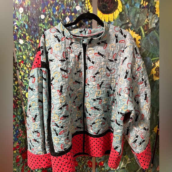 BEAUTY UPCYCLED Quilt Coat 1960 Barbie Glamour Inspired - Picture 5 of 11